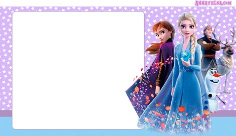 Frozen Cards, Disney Princess Invitations, Princess Invitations, School Labels, Notebook Stickers, Wallpaper For Your Phone, Frozen 2, Elsa Frozen, 3rd Birthday