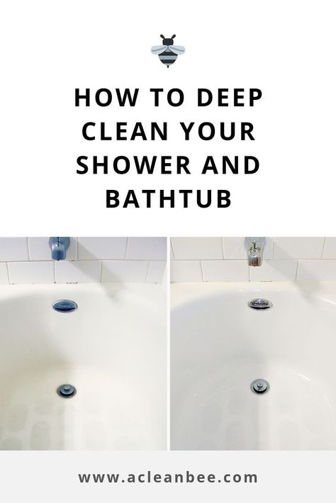 Deep Cleaning Bathtub, Cleaning Bathtub, Shower And Bathtub, Deep Clean Bathroom, Bathtub Cleaner, Deep Cleaning House, Diy Cleaning Products Recipes, Clean Bathtub, Bathroom Smells