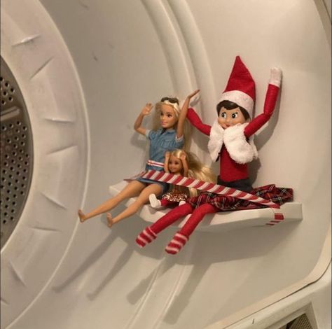 Ideas For Two Elf On The Shelves, Elf On The Shelves, Xmas Elf, Roller Coaster Ride, Elf On The Shelf Ideas, On The Shelf, Roller Coaster, Elf On The Shelf, Elf