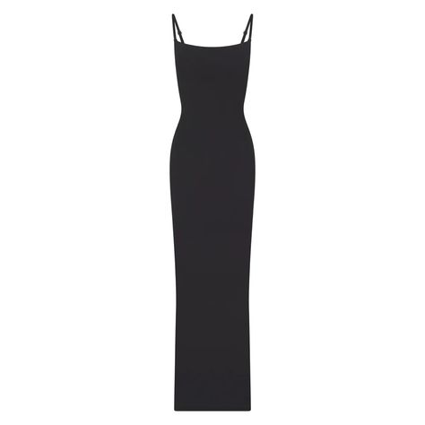 This Stunning Skims Slip Dress In Onyx Black Is Perfect For Any Casual Occasion. The Sleeveless Design And Long Length Make It Ideal For Warm Weather, And The Spandex And Modal Material Ensures A Comfortable Fit. The Dress Is Double-Lined, With A Solid Pattern And Accents That Add A Touch Of Elegance. The Xxs Size Is Great For Petite Women, And The Dress Can Be Dressed Up Or Down Depending On The Occasion. Whether You're Going To A Summer Wedding Or Just Out For Brunch With Friends, This Skims S Slip Dress Black, Long Slip Dress, Long Slip, Bodycon Maxi Dresses, Lounge Dress, Form Fitting Dress, Maxi Slip Dress, Silk Slip Dress, Flattering Dresses