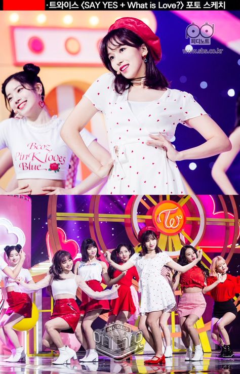 #TWICE #WhatisLove @SBS Inkigayo Twice What Is Love Outfits, What Is Love Twice, Love Outfits, Twice What Is Love, Moonlight Sunrise, Love Stage, Stage Outfit, Practice Outfits, Group Pictures