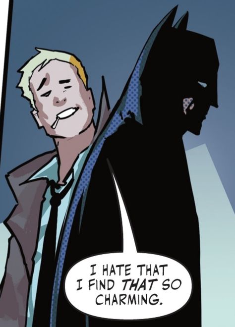 Batman And Constantine, John Constantine X Batman, John Constantine And Batman, John Constantine Comic, Funny Dc Comic Panels, Dc Comics Funny Panels, Constantine Comic, Hellblazer Comic, Superhero Humor