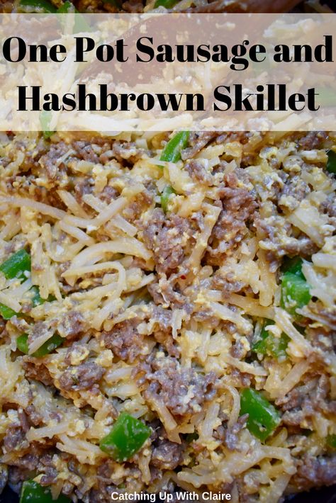 Ground Sausage And Hashbrown Recipes, Ground Breakfast Sausage Recipes, Ground Sausage Recipes For Dinner Easy, One Pan Breakfast, Ground Sausage Recipes, Turkey Sausage Recipes, Breakfast Skillet Recipes, Week Meals, Sausage Recipes For Dinner