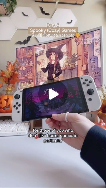 Reni 🦊 | Cozy Games on Instagram: "Day 8 of spooky (cozy) games for Halloween! 🎃🍁👻 Today: Gone Home 🏡 Platforms: PC, Nintendo Switch, PlayStation & Xbox Credits: Artwork at the beginning by @simz.art / Blurred YT channel 🫶🏻 #cozygames #halloween #halloweengames #nintendo #cozygaming #cozygamingcommunity #gaming #instagaming #cozygamingsetup #pcgaming #onlinegaming #games #videogames #nintendoswitch #nintendoswitchlite" Spooky Switch Games, Spooky Nintendo Switch Games, Witchy Switch Games, Nintendo Switch Horror Games, Witchy Nintendo Switch Games, Switch Games Cozy, Best Switch Games, Nintendo Switch Cozy Games, Simz Art