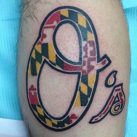 Florida Tattoo Artist on Instagram: “#maryland #marylandtattooers #orioles #baltimore #charmcity #harmcity #bodymore #brotat #lowtidetattoo #lowtidetattoos #baltimoreorioles…” Maryland Tattoo Ideas, Baltimore Orioles Tattoo, Orioles Tattoo, Baltimore Tattoo, Maryland Tattoo, Florida Tattoo, Florida Tattoos, E Tattoo, Baltimore Orioles