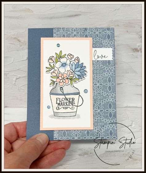 Country Flowers Bundle from NEW Annual Catalog! - Stampin' Studio Stampin Up Country Lace, Country Lace Stampin Up Cards, Su Country Flowers Cards, Su Country Flowers, Stampin Up 2024-2025 Cards, Stampinup Cards Newest 2023-2024, Stampin Up Country Flowers, Country Flowers Stampin Up Cards, Stampin Up 2024