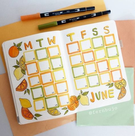 August Spread Bullet Journal, Citrus Bullet Journal Theme, Aesthetics Drawing, 2022 Journal, Calendar Themes, Bullet Journal Month, Bujo Layout, Organization Bullet Journal, Bullet Journal Ideas Templates