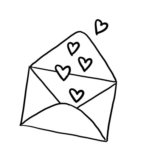 Heart Envelope Drawing, Small Tattoo For Boyfriend, Cute Small Love Drawings, Envelope Drawing Doodles, Love Letter Tattoo Envelope, Cute Small Drawings Love, Heart Envelope Tattoo, Envelope Tattoo, Abstract Tattoo Ideas