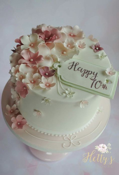 90th Birthday Cakes, Birthday Cake For Mom, 70th Birthday Cake, 80 Birthday Cake, 60th Birthday Cakes, Adult Birthday Cakes, Mini Cakes Birthday, Birthday Cakes For Women, 50th Birthday Cake