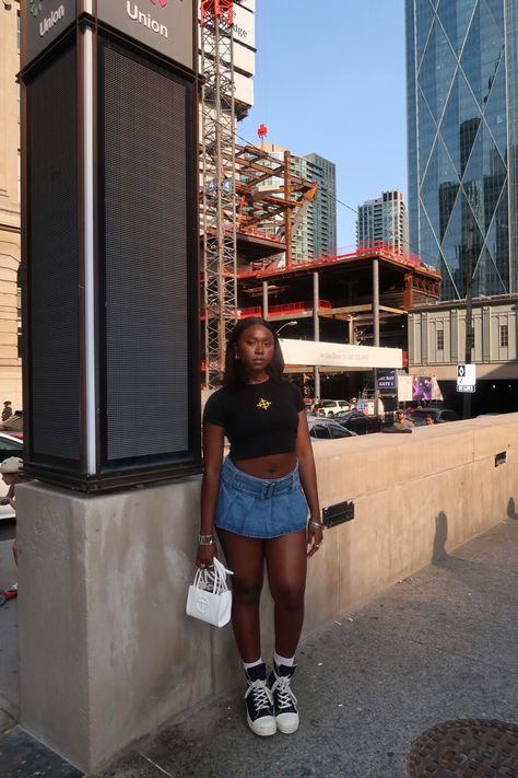 Summer Fits Black Women, Summer Fits Black, Fits Black Women, Video Style, Digi Cam, Europe Outfits, Europe Summer, Streetwear Fashion Women, Summer Fits