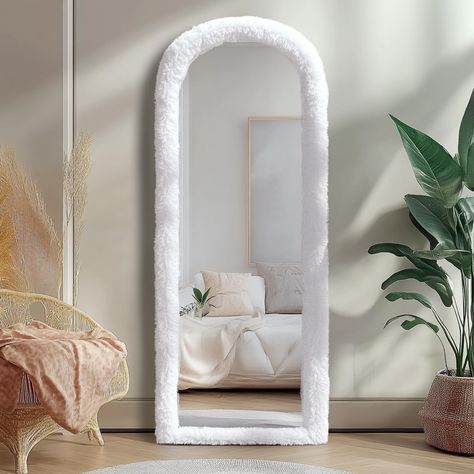 PRICES MAY VARY. 【2 Pack Mirror Covers (Mirror Not Included)】 The mirror covers set has different color combinations, white, light pink, pink, brown, black. The most suitable mirror is 64" X21”, besides, it still matches 56”X19”, 58”X18”, 57”X20”, 59”X18”, 60”X20”, 64”X20”, 65”X22”,Also matched arched full length mirror,rectanglar mirror,oval full length mirror, it has high elasticity , easily stretched. 【High Quality Fabric】This 2-pack mirror covers is made of 100% polyester, comfortable, versa Long Mirror In Bedroom, Fur Mirror, Large Standing Mirror, Woman's Bedroom, Free Standing Mirror, Boho Mirror, Long Mirror, Mirror Oval, Home Decor For Living Room