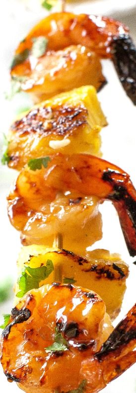 Grilled Shrimp and Pineapple Skewers over Coconut Rice ~ An easy meal for any night of the week! Grilled Shrimp And Pineapple, Shrimp And Pineapple Skewers, Shrimp And Pineapple, Pineapple Skewers, Bbq Pork Ribs, Pork Rib Recipes, Shrimp Dishes, Pineapple Coconut, Coconut Rice