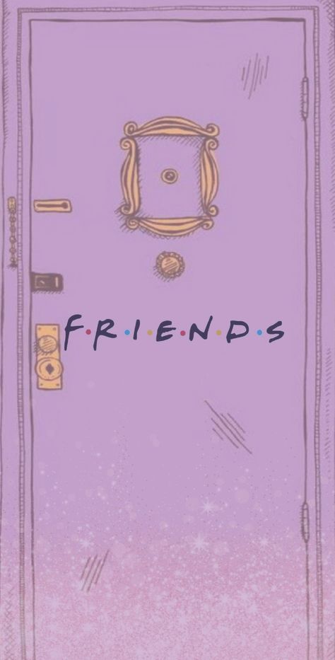 Friendzone Illustration, Friends Desktop Wallpaper, Friends Serie Tv, Friends Wallpaper Hd, Friends Background, Tv Shows Posters, Friends Door, Chandler And Monica, Friends Chandler