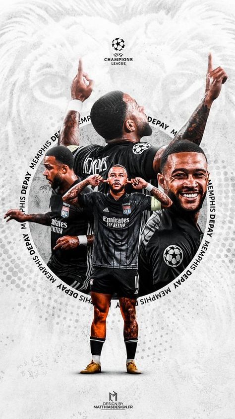 Design Grafico Inspiration, Sport Poster Design Ideas, Graphic Design Sports, Depay Memphis, Mises En Page Design Graphique, Sports Design Ideas, Memphis Depay, Sports Posters, Sports Design Inspiration