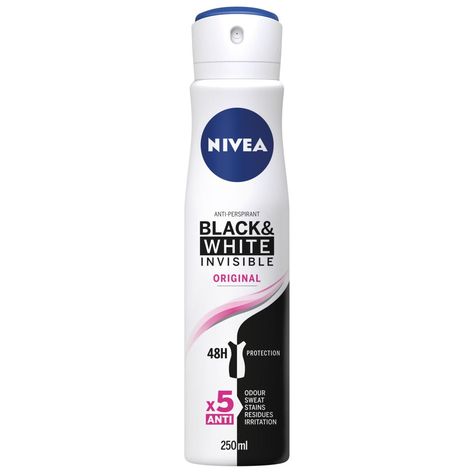 Nivea Deodorant, Deodorant For Women, Ethyl Alcohol, White Clothes, Black Shirts, Sweat Stains, Anti Perspirant, Fresh Skin, Antiperspirant Deodorant