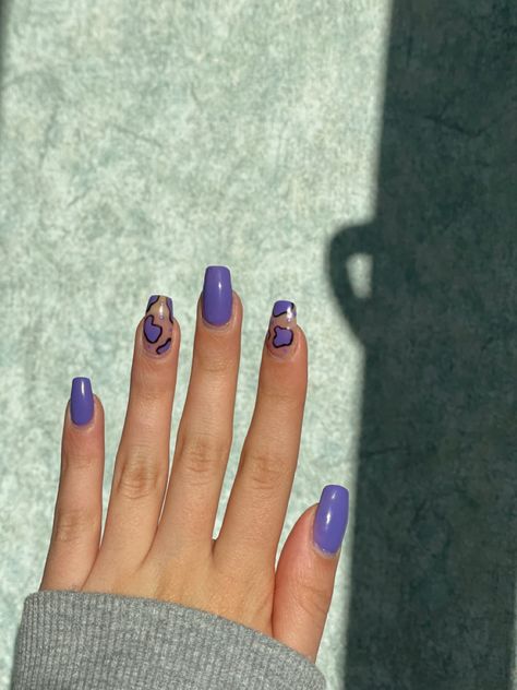 Cow print Nails Cow Print, Nails Violet, Nails Lilac, Cow Print Nails, Ten Nails, Cow Nails, Nails Purple, Print Nails, Purple Nails