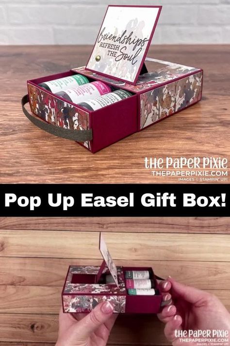 Gift Box Tutorial, Beauty Of Friendship, Paper Pixie, Packaging Template Design, Box Tutorial, Treat Holders, Gift Box Design, Gift Box Template, Box Packaging Design