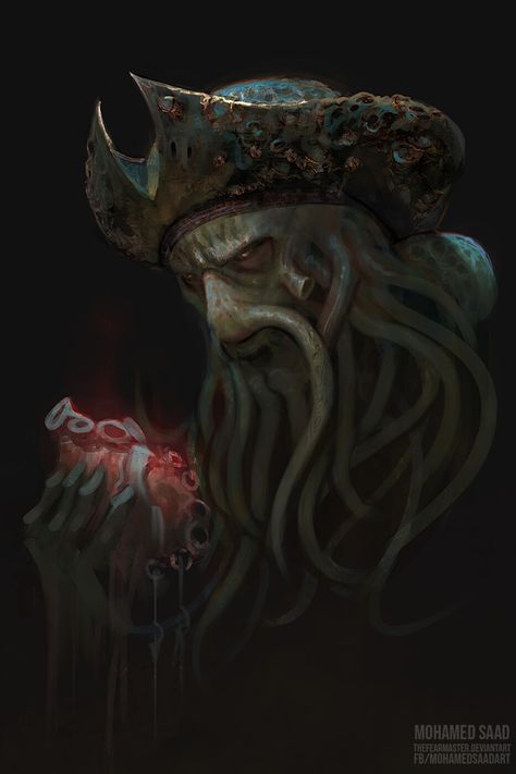 Calypso Davy Jones, Davy Jones And Calypso, Davy Jones Pirates, Davey Jones, Kaptan Jack Sparrow, Pirate Tattoo, Sea Of Thieves, Pirate Art, The Afterlife