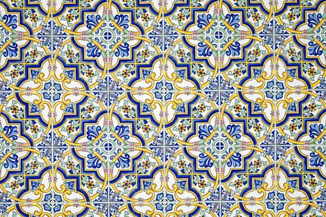 Typical andalusian tiled wall by elxeneize. Background from a typical andalusian tiled wall#tiled, #andalusian, #Typical, #wall Den Decor, Graphic Design Portfolio Cover, Photo Tiles, Spanish Tile, Poster Design Inspiration, Branding Design Inspiration, Andalusia, Graphic Design Art, Wall Tiles