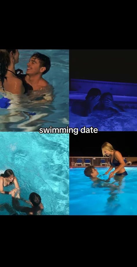 Cute Couple Swimming, Activities For Bf And Gf, Sweet Date Ideas, Dates To Go On With Your Boyfriend, Dream Date Ideas, Cute Couple Ideas Diy Crafts, Cute Things To Do With Your Bf, Date Ideas For New Couples Pictures, Couple Stuff To Do