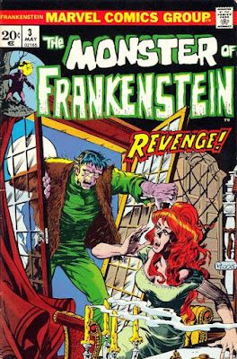 Marvel Monsters, Mike Ploog, Monster Book, Frankenstein Art, Frankenstein Monster, Edgar Rice Burroughs, Monster Book Of Monsters, Old Time Radio, Pulp Magazine