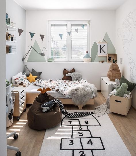 Scandi Kids Room, Minimalist Kids Room, Marvel Room, Boy Toddler Bedroom, Toddler Boy Room Decor, Small Kids Room, Boy Girl Bedroom, Baby Nursery Inspiration, A Beautiful Morning