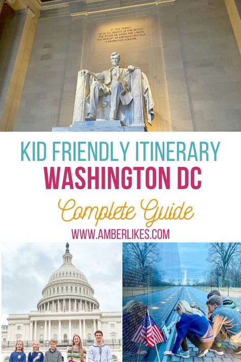 How to plan the perfect Washington DC kid friendly itinerary! The must do museums, monuments, and hidden treasures. #washingtondc #travelwithkids #kidfriendlytravel #familytravel #washingtondcwithkids Washington Dc Kids Activities, Washington Dc Field Trip, Washington Dc With Teens, Washington Dc Bucket List, Washington Dc Itinerary, Washington Dc Monuments Map, Washington Dc With Kids, Washington Dc Monuments, Washington Dc Vacation