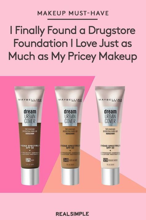 I Finally Found a Drugstore Foundation I Love Just as Much as My Pricey Makeup | This is one of the best drugstore foundations offering a wide variety of skin tones and buildable coverage. Plus, this foundation line is one of the best foundation dupes for pricey brands. Click here to see the full review and pick up one of your own. #beautytips #realsimple #skincare #makeuphacks #bestmakeup Conceal Under Eye Bags, Light Coverage Foundation, Conceal Dark Circles, Best Drugstore Foundation, The Best Foundation, Daily Makeup Routine, Drugstore Foundation, Diy Beauty Products, Concealer For Dark Circles