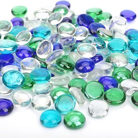 Amazon.com: Rautripuu Sea Glass Pebbles 5 LB Flat Blue Marbles Glass Beads for Vases, Vase Fillers for Centerpieces,Sea Glass Beads for Vases Parties Fish Tanks Aquariums,Fireplace and Halloween DIY Craft. : Home & Kitchen Blue Marbles, Vases Centerpieces, Flat Marbles, Decorative Gravel, Glass Pebbles, Sea Glass Beads, Solar Fairy Lights, Tanked Aquariums, Pebble Stone