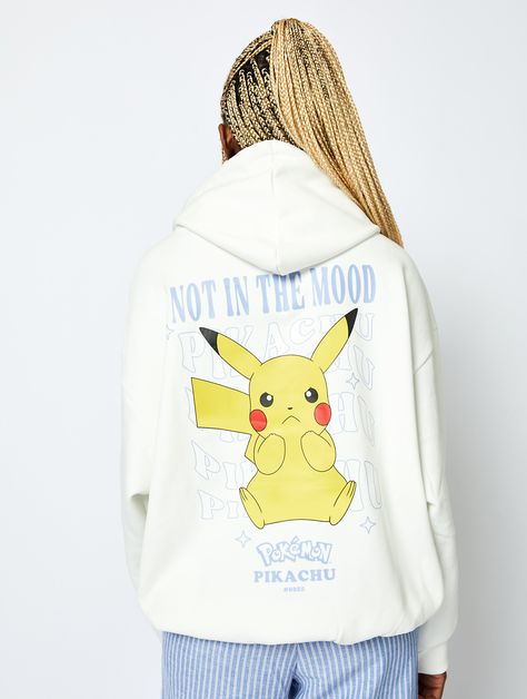 Probably the most wanted clothing piece in our collection, this Pikachu hoodie features a gorgeous back graphic slogan design print. A fan favourite. Showing natural beauty IRL is important to us, so you'll see no retouching on all of our model imagery 🌟 Material: 60% Cotton 40% Polyester Slogan print design Hoodie with drawstrings Kangaroo Pocket Ibuken is 5'5.5" & wears a size S Product care: please make sure to follow the care instructions on the inside label This sweatshirt is part of our p Pikachu Clothes, Pokemon Clothing, Pikachu Hoodie, Pokemon Clothes, Skinnydip London, London Brands, Design Hoodie, London Outfit, Slogan Design