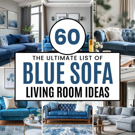 Navy Sofas Living Room, Living Room Navy Blue Couch, Light Blue Sofa Living Room Ideas, Navy Sofa Living Room Colour Schemes, Blue Sofa Living Room Color Combinations, Cozy Blue Living Room, Light Blue Couch Living Room, Blue Sofa Living Room Ideas, Blue Sofa Decor