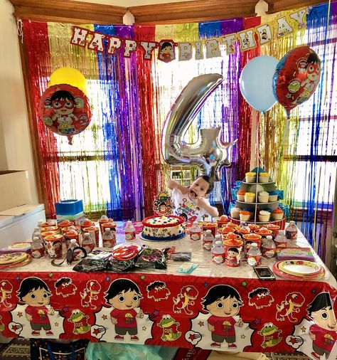 Ryan’s World Ryans World Party Ideas, Ryans World Birthday Party Decorations, Ryan Birthday Party Ideas, Ryans World Birthday Party Ideas, Ryan World Birthday Party, Ryan’s World Birthday Party, Ryan's World Birthday Party, Ryan World, Ryans World