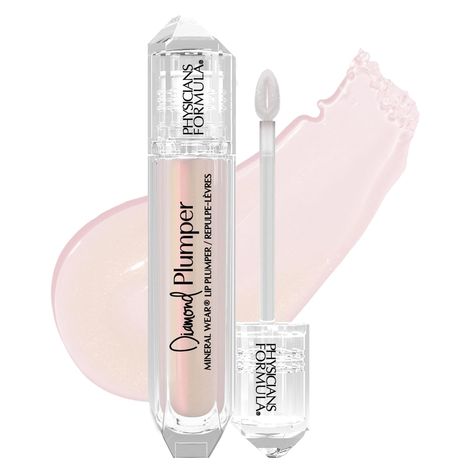 Physicians Formula Mineral Wear Diamond Lip Plumper Gloss, Dermatologist Tested, Light Pink Princess Cut Physician Formula, Lip Plumper Gloss, Essence Cosmetics, Plumping Lip Gloss, Physicians Formula, Nyx Professional Makeup, Lip Plumper, Pink Princess, Professional Makeup