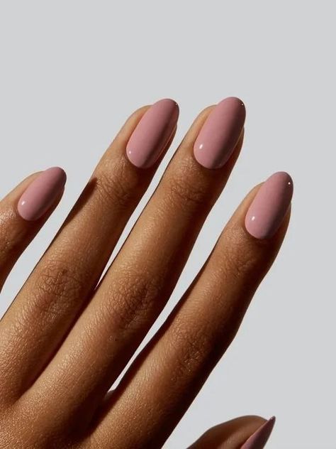 Muted Pink Nails, Barbie Core Nails, Nail Sculpture, Blush Pink Nails, Pink Nail Colors, Velvet Nails, September Nails, Subtle Nails, Simple Gel Nails