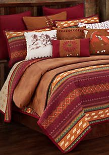 Western Bedding, King Bedding, King Quilt Sets, Suede Pillows, Rose Quilt, Striped Quilt, Desert Sunset, Twin Quilt, King Quilt