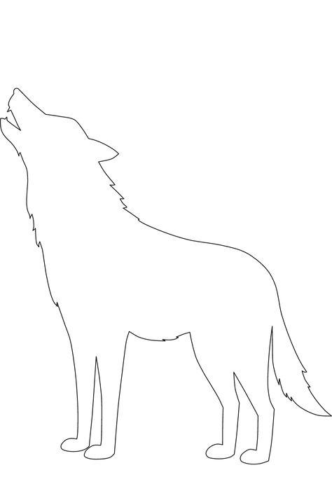 SIMPLE DRAWINGS ANIMALS- WILD ANIMALS Simple Animal Silhouette, Simple Animal Outlines, Animal Outline Drawing, Zebra Outline, Zentangle Templates, Outline Ideas, Wolf Outline, Animal Outline, Animal Templates