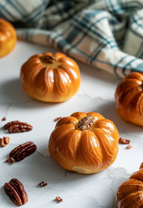 Learn How to Cook Pumpkin Bread Rolls Recipe For Free | Recipes You'll Love, Made Easy! Pumpkin Bread Rolls, Pumpkin Rolls, Pumpkin Bread Rolls Recipe, Bread Rolls Recipe, Pumpkin Roll, Artisan Bread Recipes, Pumpkin Pie Filling, Indulgent Desserts, Most Popular Recipes