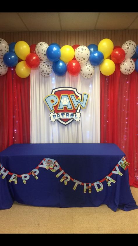 Paw Patrol Birthday Decorations, Paw Patrol Party Decorations, Paw Patrol Birthday Theme, Paw Patrol Decorations, Paw Party, Paw Patrol Birthday Cake, Paw Patrol Cake, Paw Patrol Birthday Party, 1st Birthday Decorations