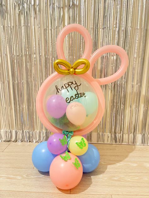 How to make Watch on youtube channel and create easily Easter Balloon Bouquet, Easter Balloon Decorations, Easter Balloon Ideas, Easter Balloon Decor, Easter Balloons, Balloon Unicorn, Balloon Store, Bunny Balloon, Stuffed Balloons