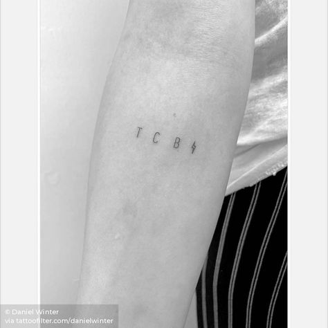 TCB ⚡️ Subtle Elvis Tattoo, Elvis Minimalist Tattoo, Tcb Elvis Tattoo Ideas, Tiny Elvis Tattoo, Elvis Inspired Tattoos Small, If I Can Dream Elvis Tattoo, Small Elvis Tattoo Simple, Elvis Tattoo For Women Small, Elvis Tcb Tattoo