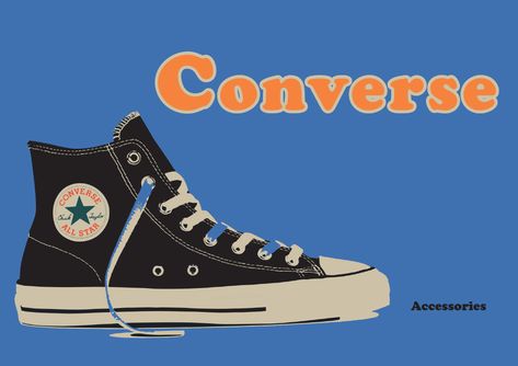 Converse Sachplakat on Behance Sachplakat Graphic Design, Converse Graphic Design, Lucian Bernhard, Ppt Ideas, Shoes Business, Converse All Star, Graphic Poster, Images Photos, Converse High Top Sneaker