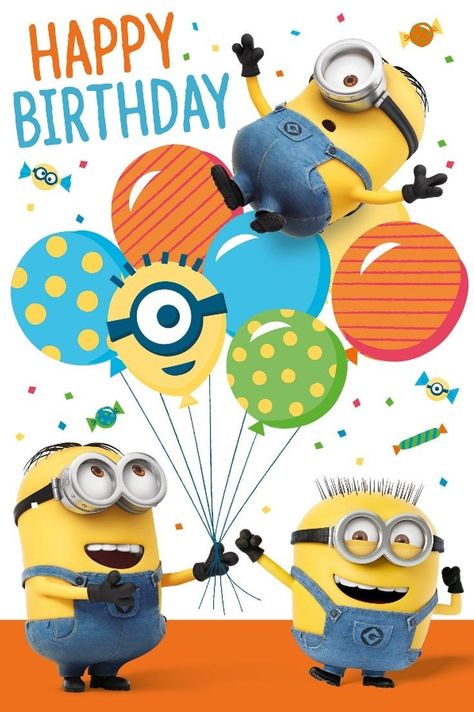 Minion Happy Birthday Wishes, Minion Birthday Quotes, Minion Birthday Wishes, Minion Happy Birthday, Minion Birthday Card, Birthday Minion, Minions Birthday Theme, Despicable Me Birthday, Minions Birthday Party