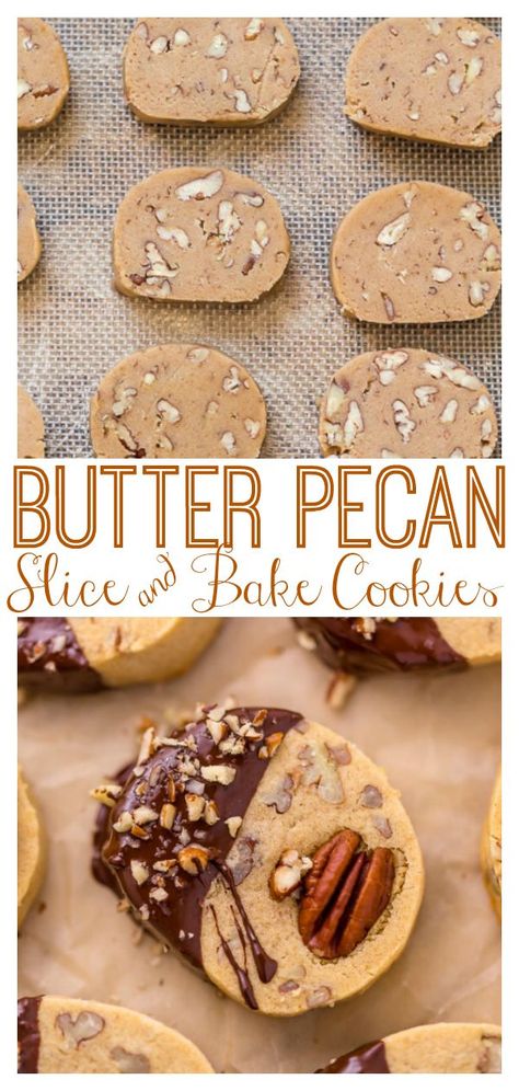 Body Wraps Recipe, Slice And Bake Cookies, Baker By Nature, Butter Pecan Cookies, Buttery Shortbread Cookies, Wrap Recipe, Medicine Tips, Buttery Shortbread, Pecan Cookies