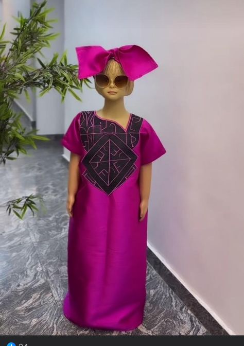 Bubu For Kids, Bubu Gown For Kids, Style For Children Gown, Children Gowns Dresses Ankara, Ankara Style For Kids, Children Ankara Gown Styles, Latest Children Ankara Gown, Children Gown Styles, Children Ankara Gowns