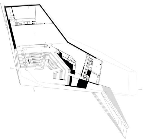 delugan meissl: EYE film institute Arch Drawing, Study Trip, Urban Center, Film Institute, Architectural Designs, Dutch Design, Design Student, Performing Arts, City Center