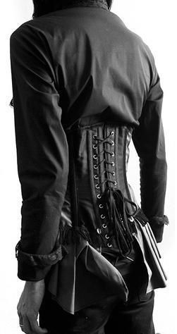 Visite Sempre www.redevamp.com Gnc Fashion, Oc Outfits, Corset Outfit, Corset Fashion, Plus Size Corset, Writing Ideas, Black Corset, Gothic Outfits, Fantasy Fashion