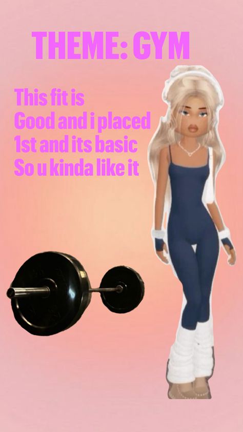 @slaygurl💗💞💓💕 Dti Gym Outfit Theme, Dress To Impress Gym Theme, Gym Dti Outfits, Dress To Impress Dream Job Theme, Dress To Impress Theme Fitness, Gym Dress To Impress Outfit, Dress To Impress Fitness Theme, Gym Dress To Impress, Fitness Dress To Impress