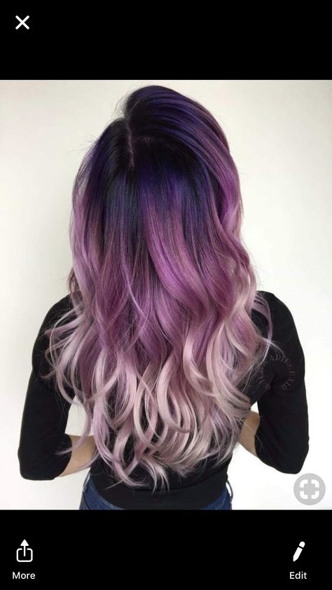 Color Melt, Cute Hair Colors, Purple Highlights, Beautiful Hair Color, Super Hair, Pinterest Hair, Hair Color Purple, Have Inspiration, Color Melting