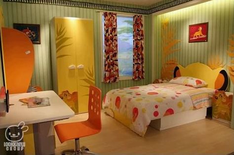 Lion King Bedroom, Lion King Room, Lion King Nursery, Sea Bedrooms, King Room, The Lion King Simba, Disney Bedrooms, Dream Bedrooms, Themed Rooms