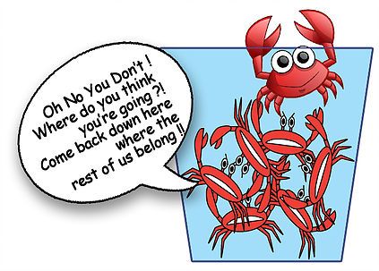 Crab Mentality Quotes, Crab Mentality, Mentality Quotes, Window Moulding, Zero Sum Game, Crab Decor, Feeling Inadequate, Crab Legs, Christian Messages